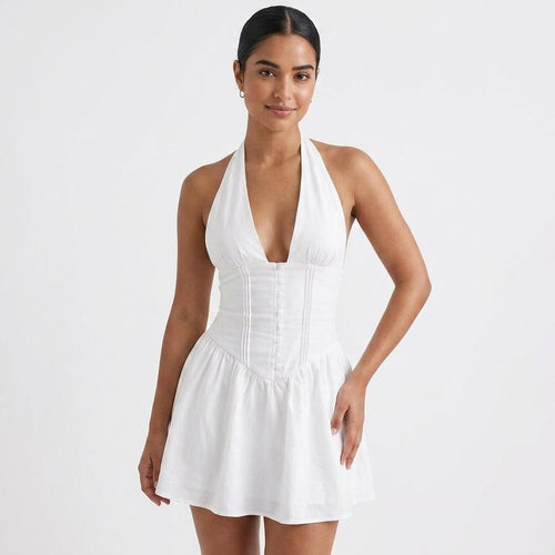 Aria Halter Mini Dress