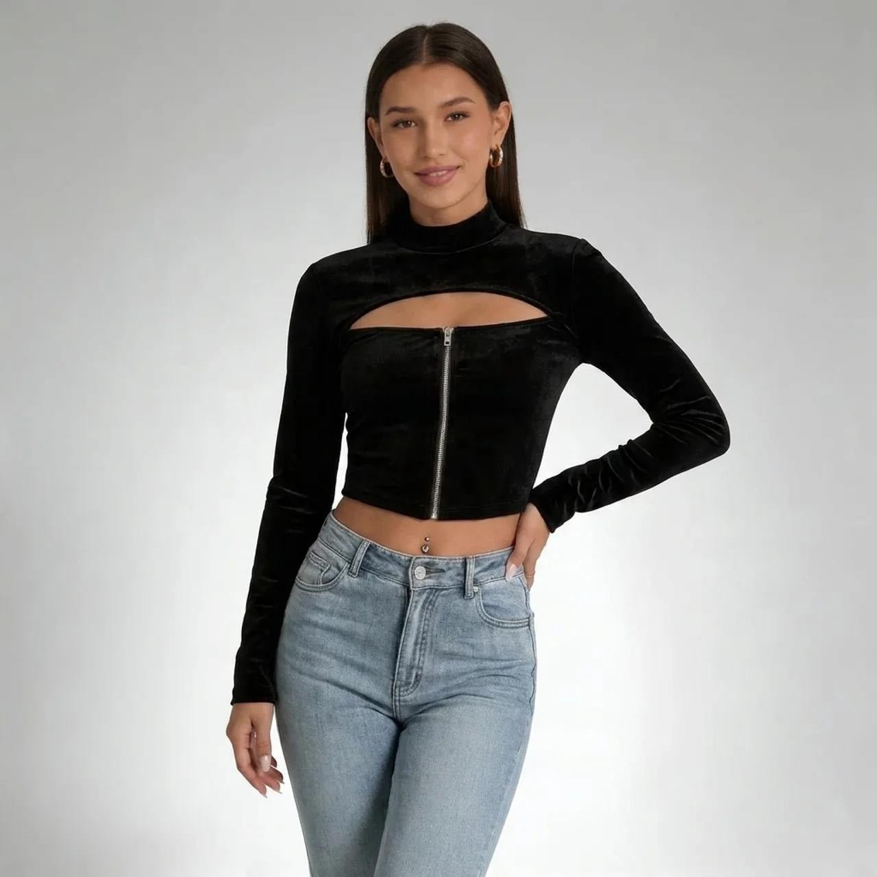 Zip - Up Sculpt Top - VARRA